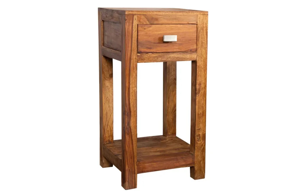 Noptiera din Lemn de sheesham Maro L30xH70cm Lagos
