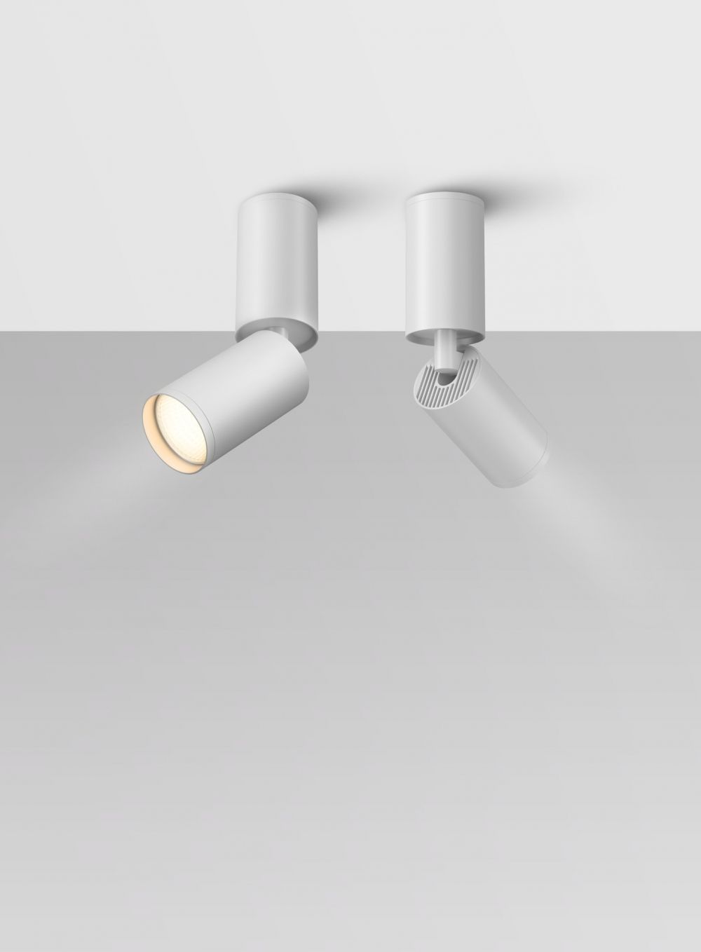Spot aplicat din Aluminiu Alb L9xH20cm FOCUS S