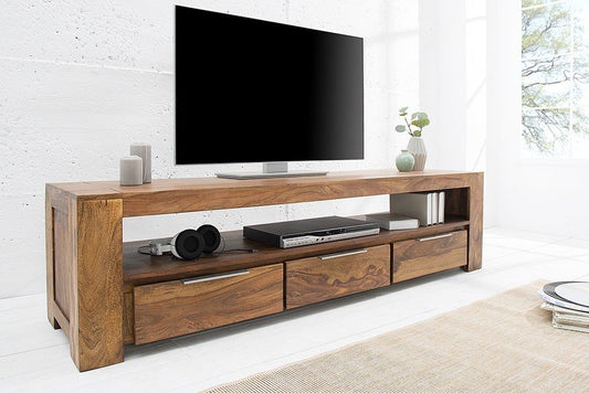 Comoda TV din Lemn de sheesham Maro Makassar L170xH45cm