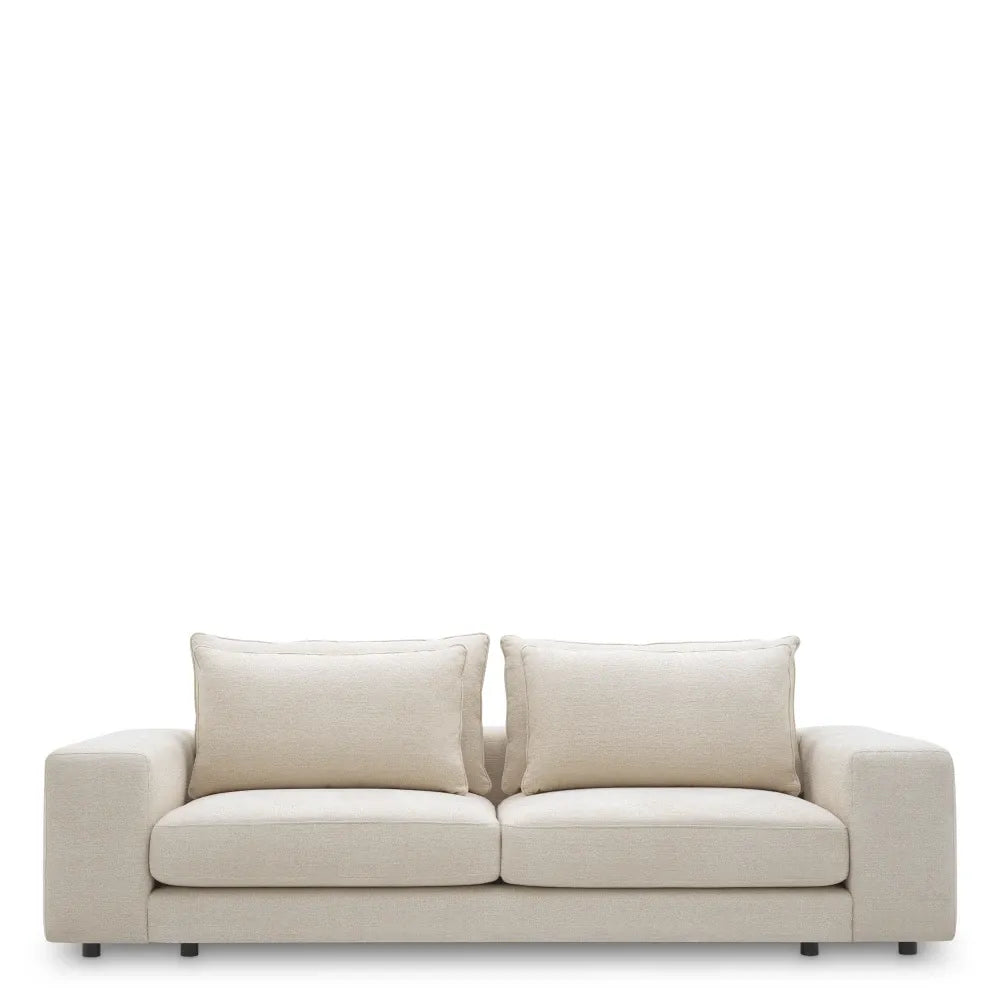 Canapea tapitat cu Stofa Bej L240xA120xH77cm Lounge Club L Eichholtz