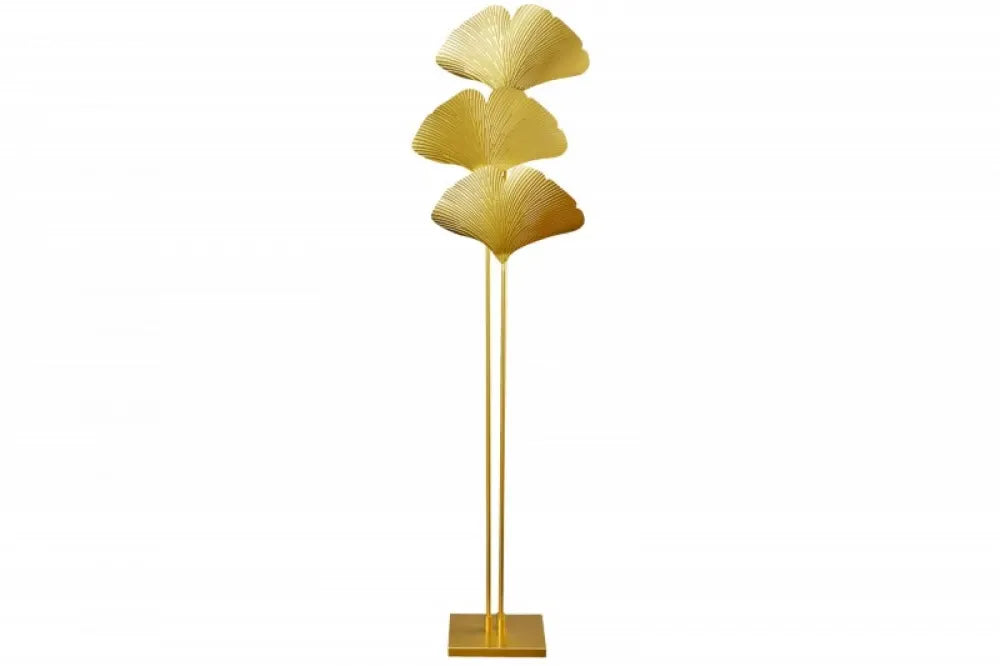 Lampa de podea din Metal Auriu H160xL40cm Ginkgo
