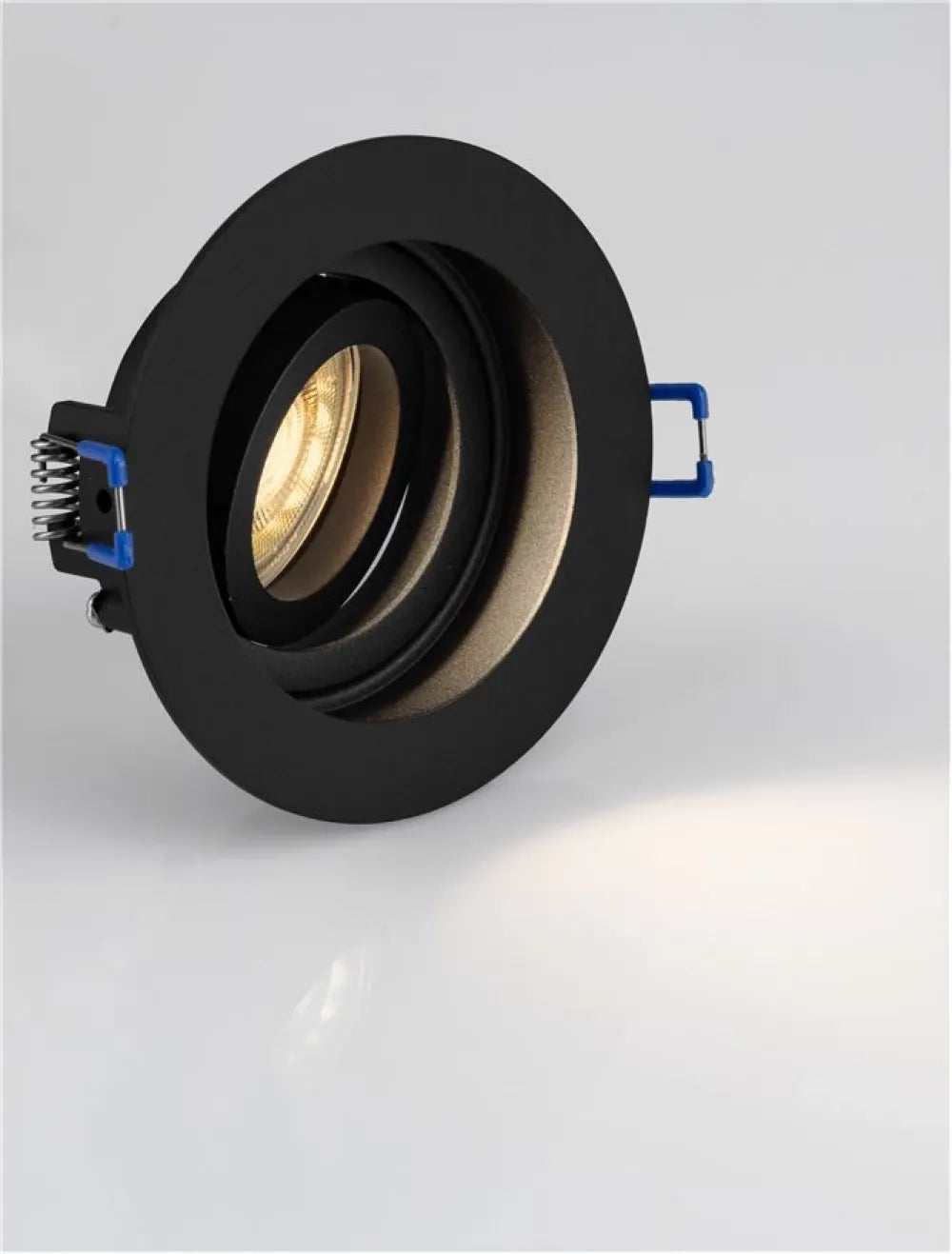 Spot incastrat din Aluminiu Negru H4xD10cm IP20 10W GU10 Selenite