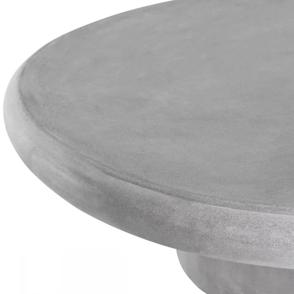 Masuta de cafea pentru exterior din Beton armat cu fibra de sticla Gri H31xL181cm Erato Eichholtz