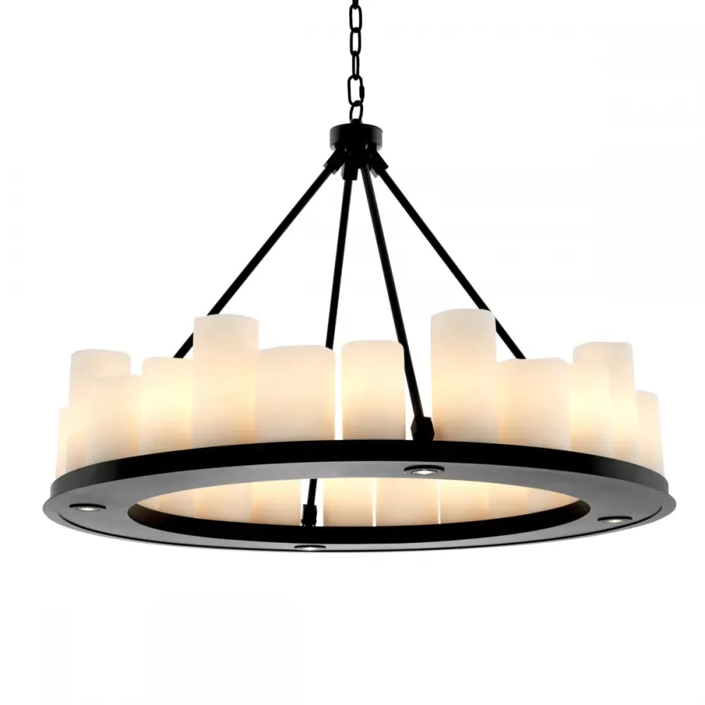 Candelabru din Metal Negru H65xD90cm Commodore Eichholtz