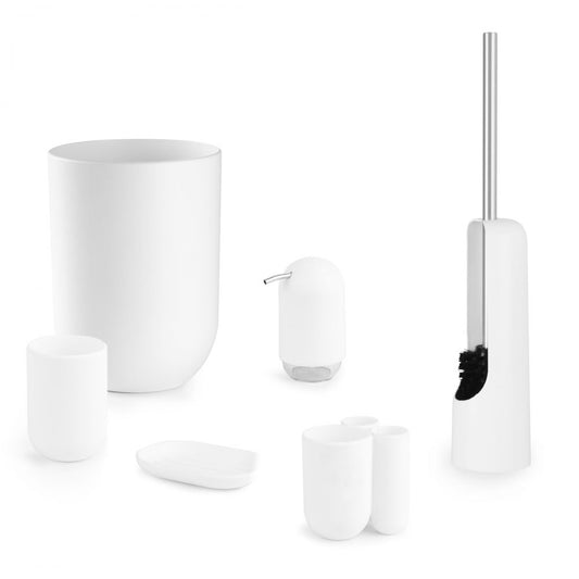 Perie de toaleta din Plastic Alb Touch D9xH44cm