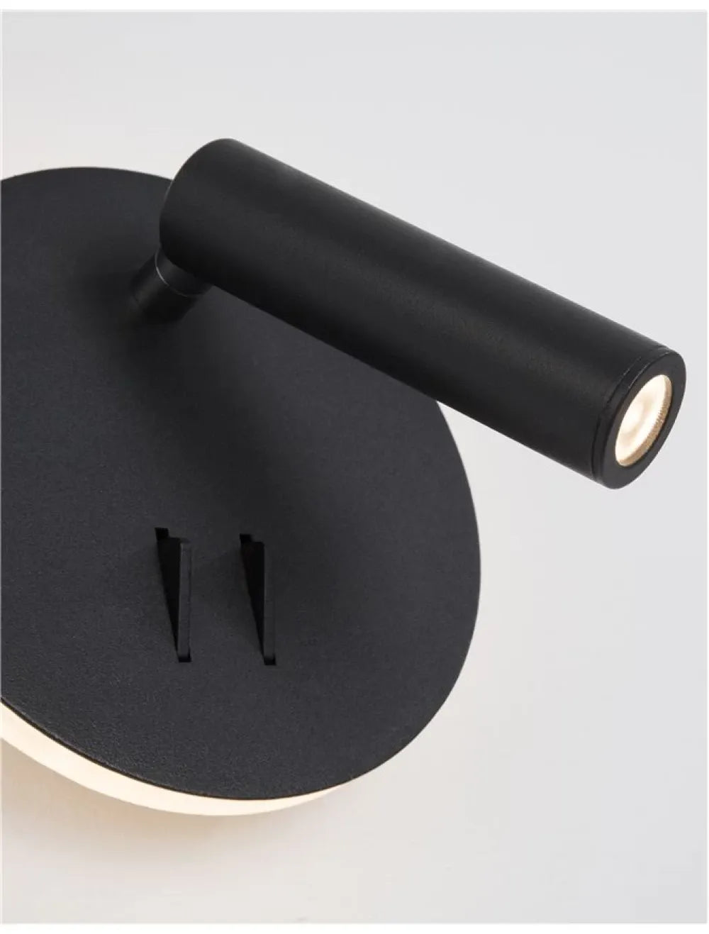 Aplica de perete structura din Aluminiu Negru si abajur din Aluminiu Negru H14xL14cm IP20 9W 780lm 3000k PENOR
