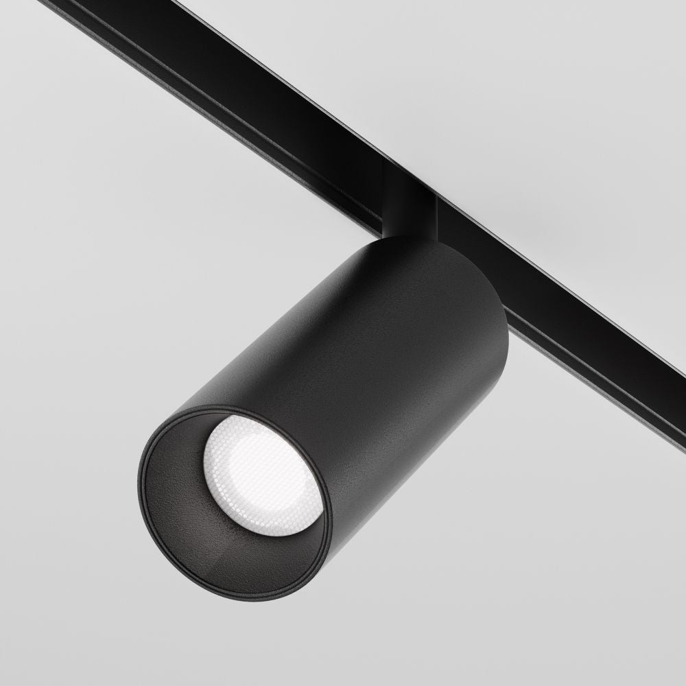 Spot pentru sina magnetica Exility din Aluminiu Negru 5W 380lm k L10xH15cm Focus LED