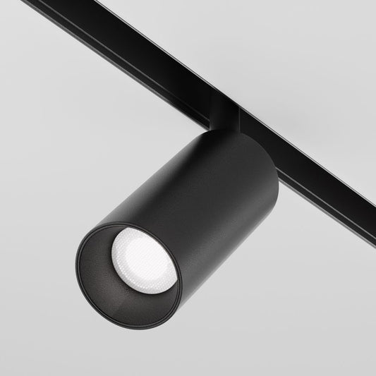 Spot pentru sina magnetica Exility din Aluminiu Negru 5W 380lm k L10xH15cm Focus LED