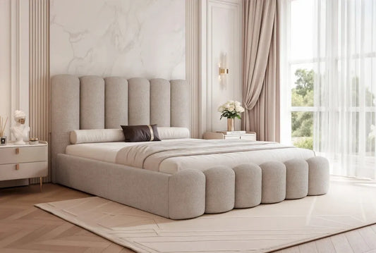 Pat 140 x 200 tapitat cu Chenille Perfect harmony Bej Aveline