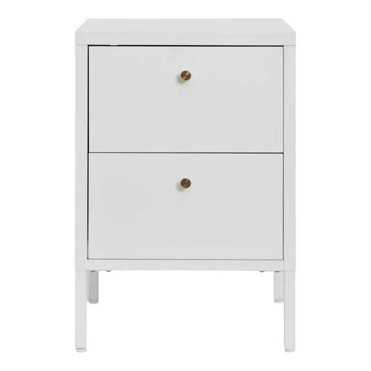Noptiera din Metal Alb L40xH60cm Dalby