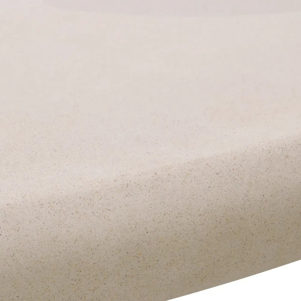 Masa de exterior din Beton armat cu fibra de sticla Crem H75xD132.5cm Cleon M Eichholtz