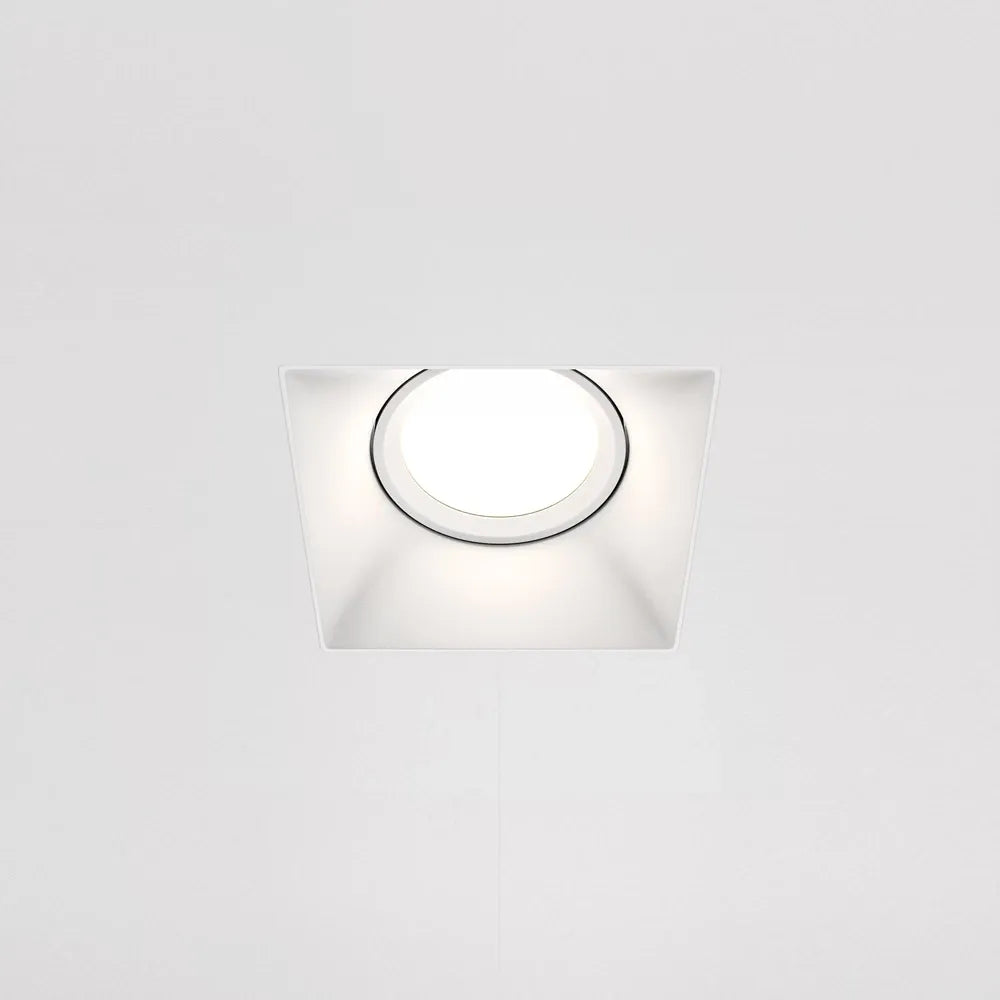 Spot incastrat din Aluminiu Alb H4xL11cm IP 20 GU10 50W Dot
