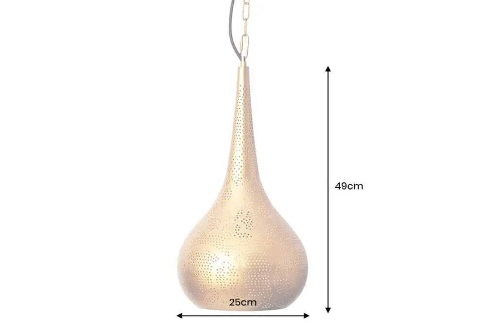 Pendul din Metal Auriu D25xH49cm ORIENT LIVING