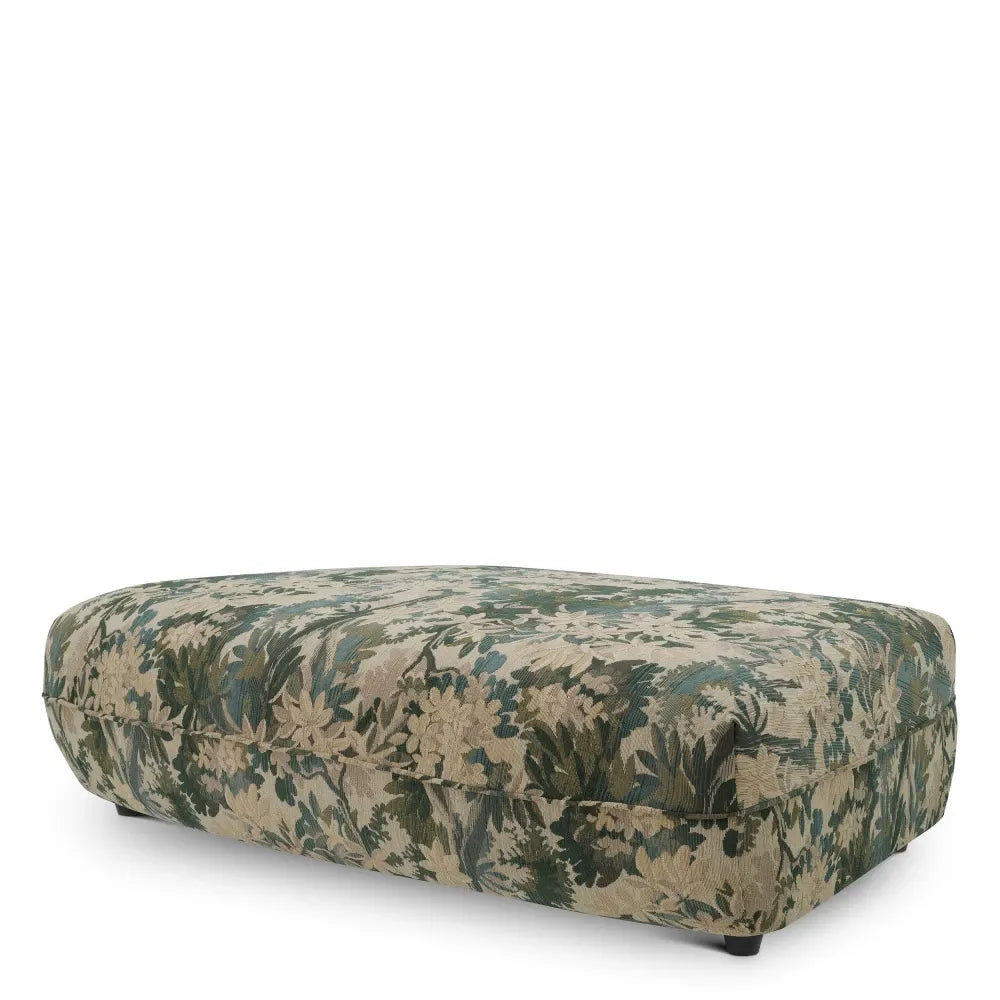 Puf tapitat cu Stofa Verde L145xA100xH43cm Grand Avenue Eichholtz