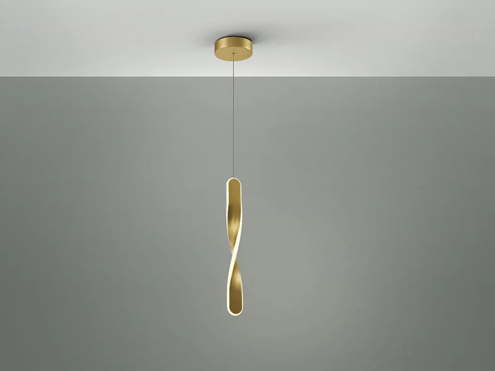 Pendul din Metal Auriu D12xH160cm Twist