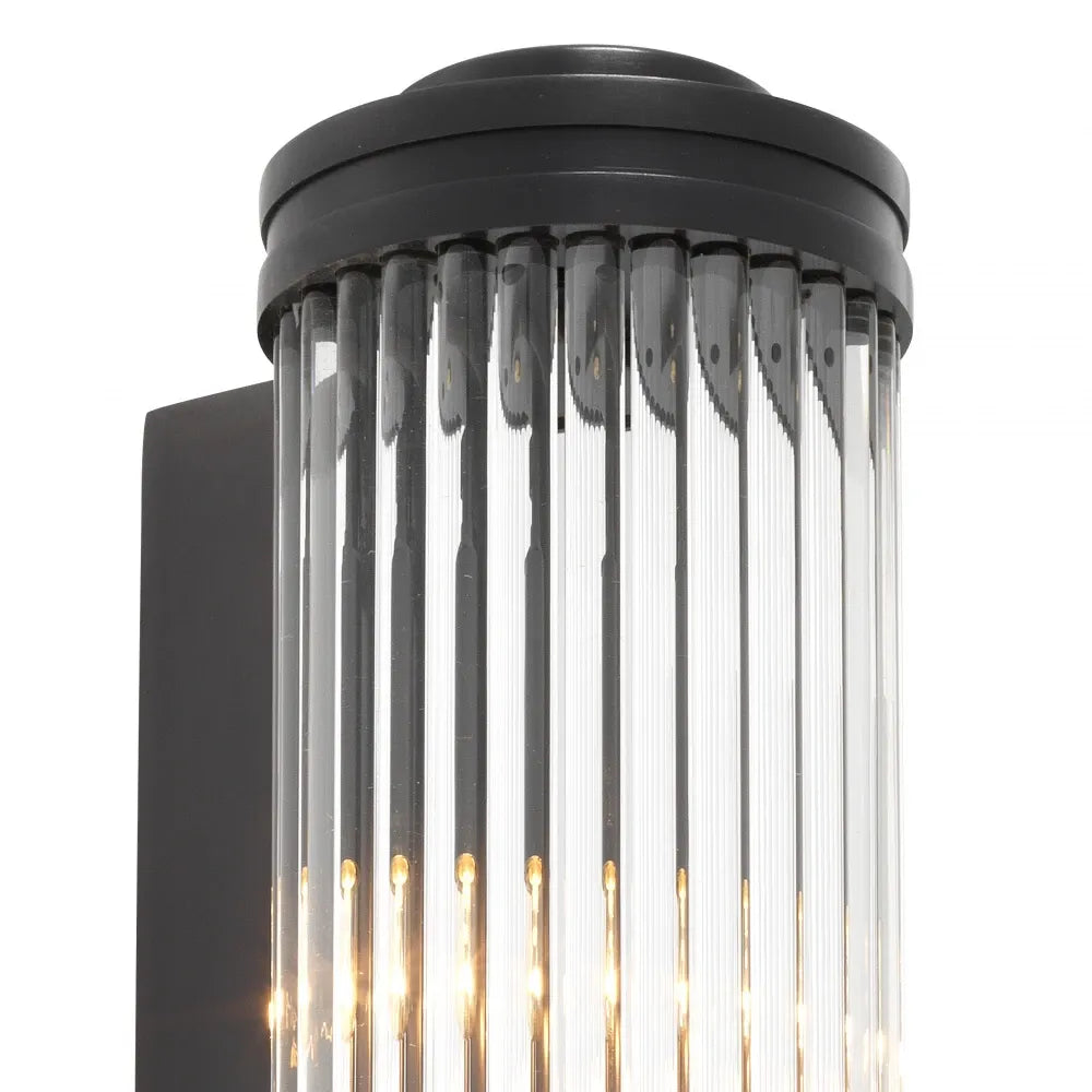 Aplica de perete din Metal Bronz si Sticla Transparent H60xL11cm Gascogne XL Eichholtz