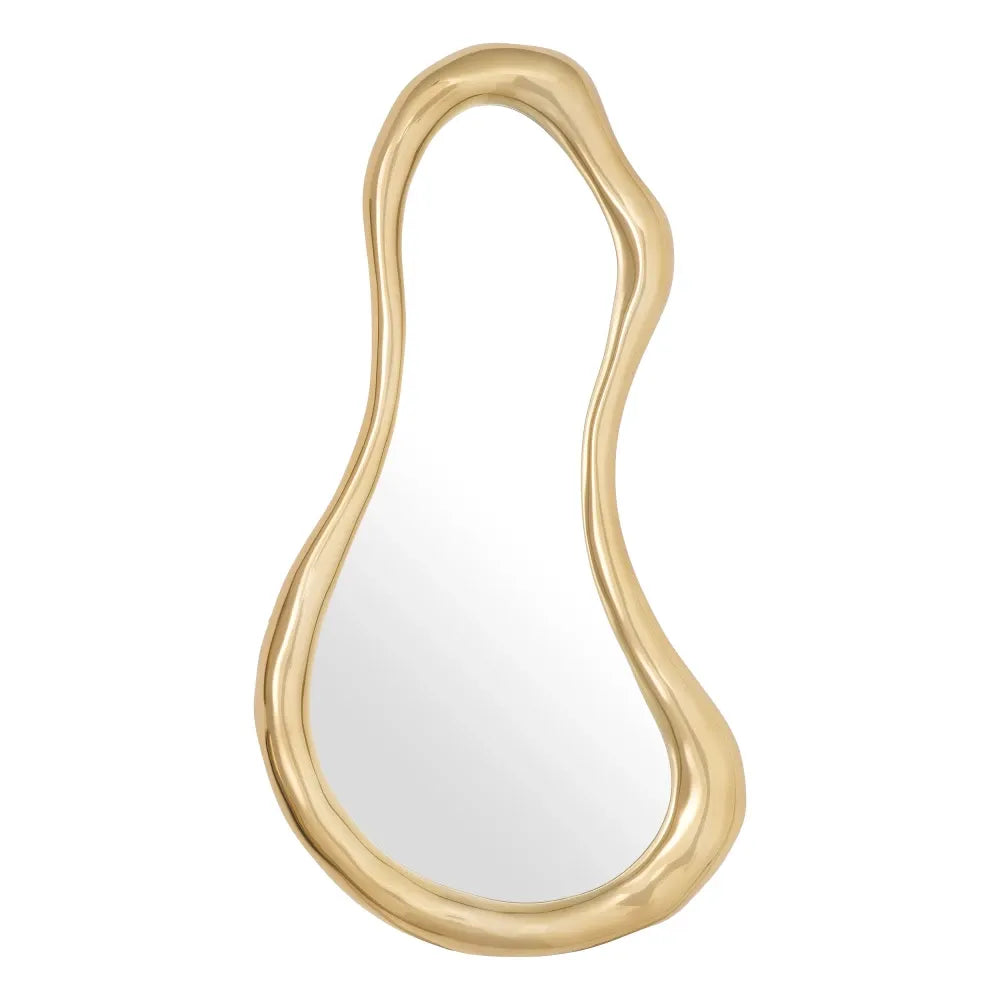 Set 3 oglinzi cu rama din Metal/MDF Auriu L28/38xH45/62/74cm Viterbo Eichholtz