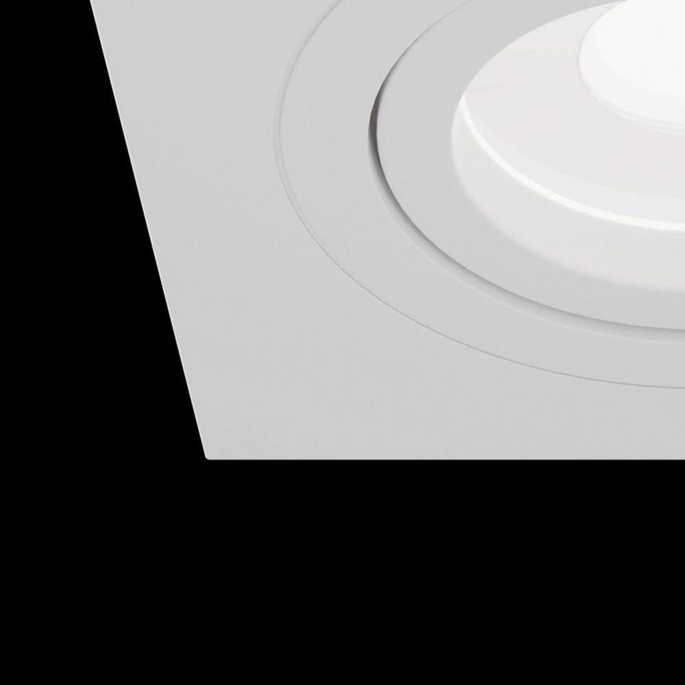 Spot incastra din Aluminiu Alb L10xH6cm Atom