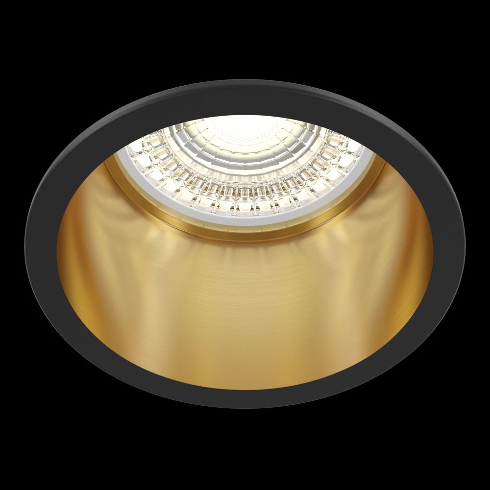 Spot incastra din Aluminiu Auriu D7xH6cm Reif
