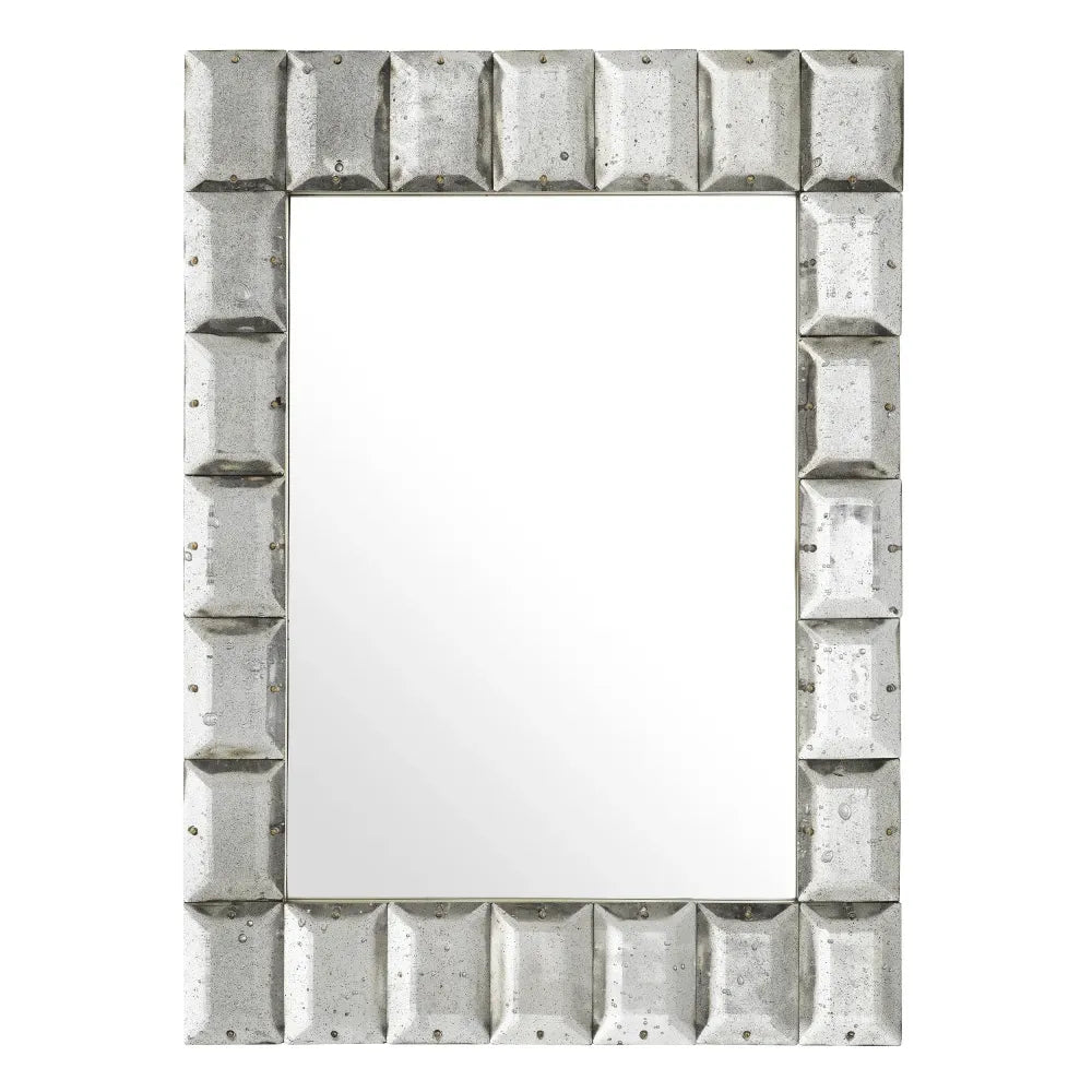 Oglinda cu rama din Metal/MDF/Sticla Alama/Transparent L90xH123.5cm Mariani Eichholtz
