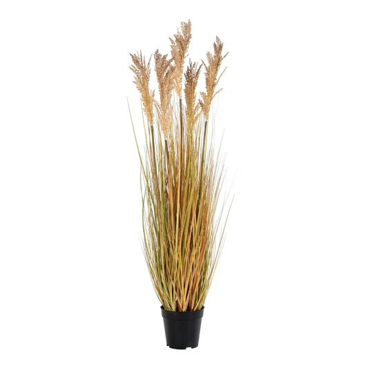 Planta artificiala in ghiveci Sorghum Grass H110xL35cm