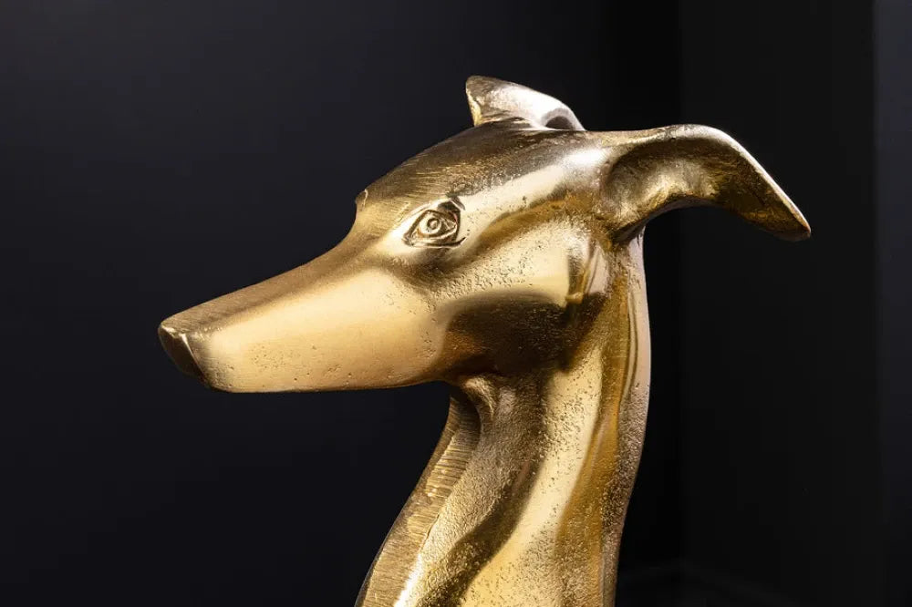 Sculptura din Metal Auriu L18xH69cm GREYHOUND