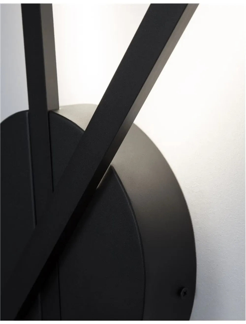 Aplica de perete din Aluminiu Negru H53xL24.5cm IP20 20W 890lm 3000k RESLIN