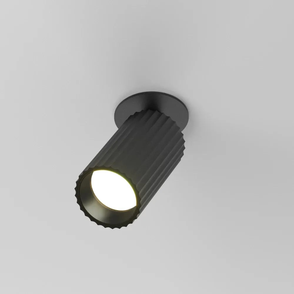 Spot incastrat din Aluminiu Negru H14.4xL10cm 10W Calipso