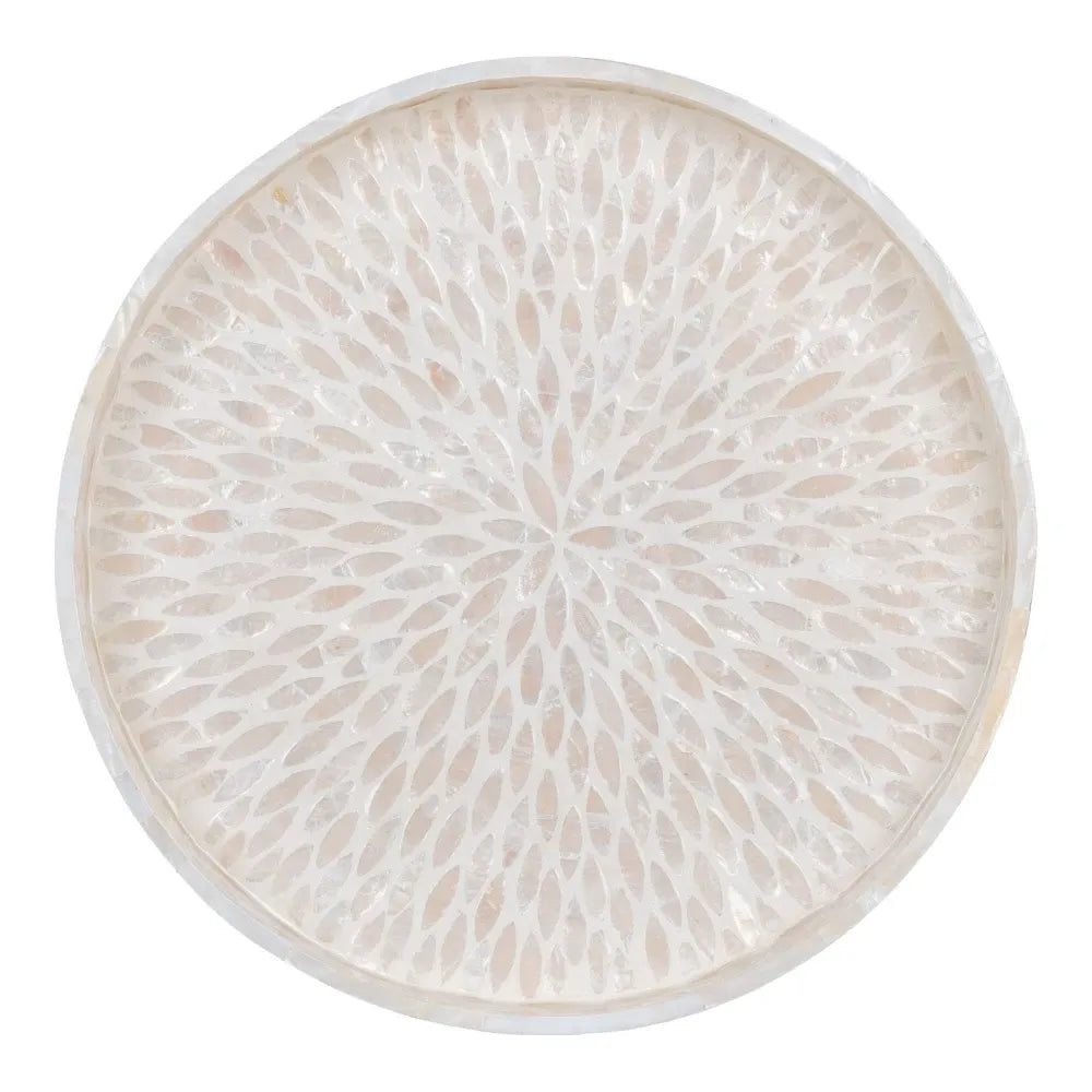 Tava decorativa din MDF Bej H3,5xD40cm Tray