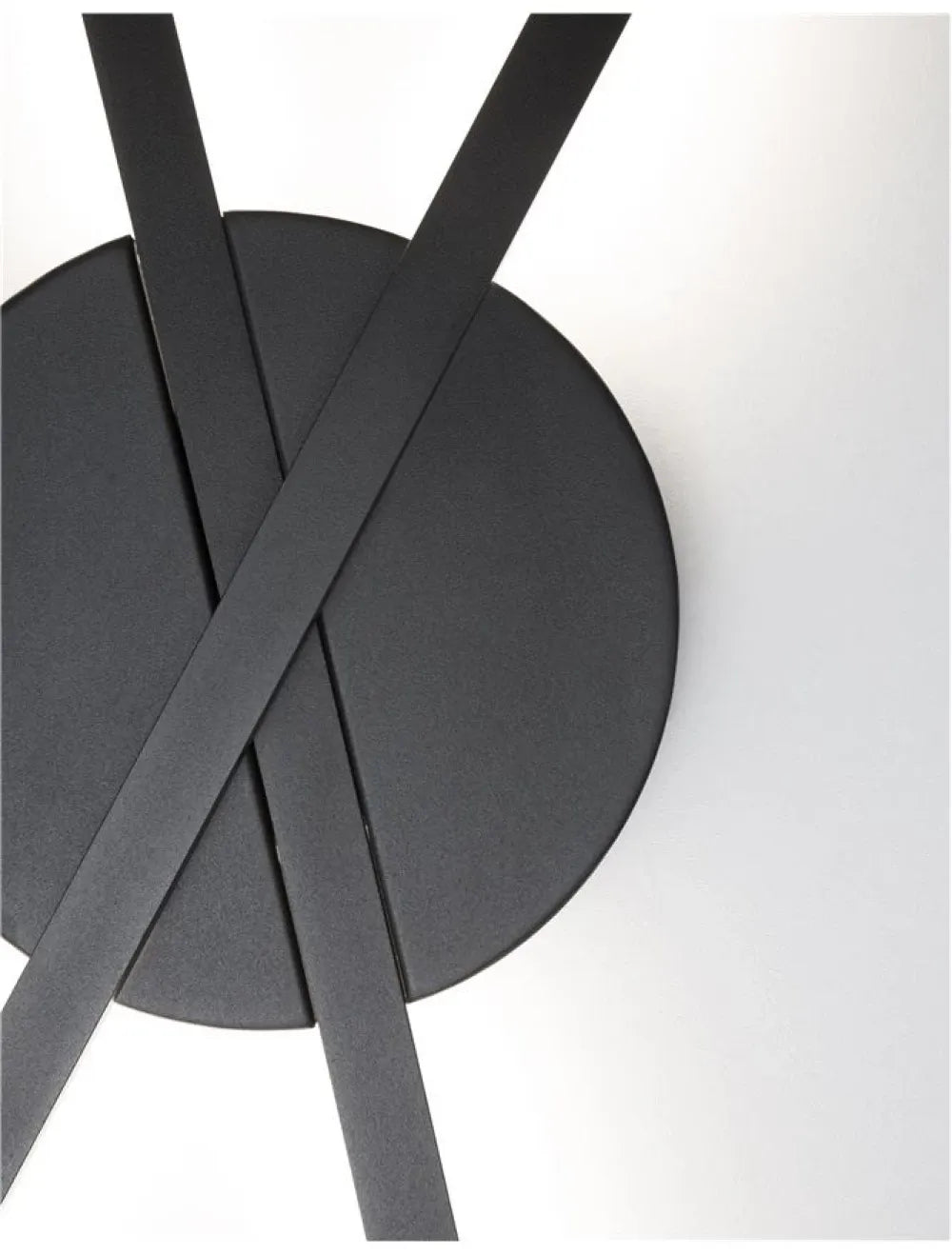 Aplica de perete din Aluminiu Negru H53xL24.5cm IP20 20W 890lm 3000k RESLIN