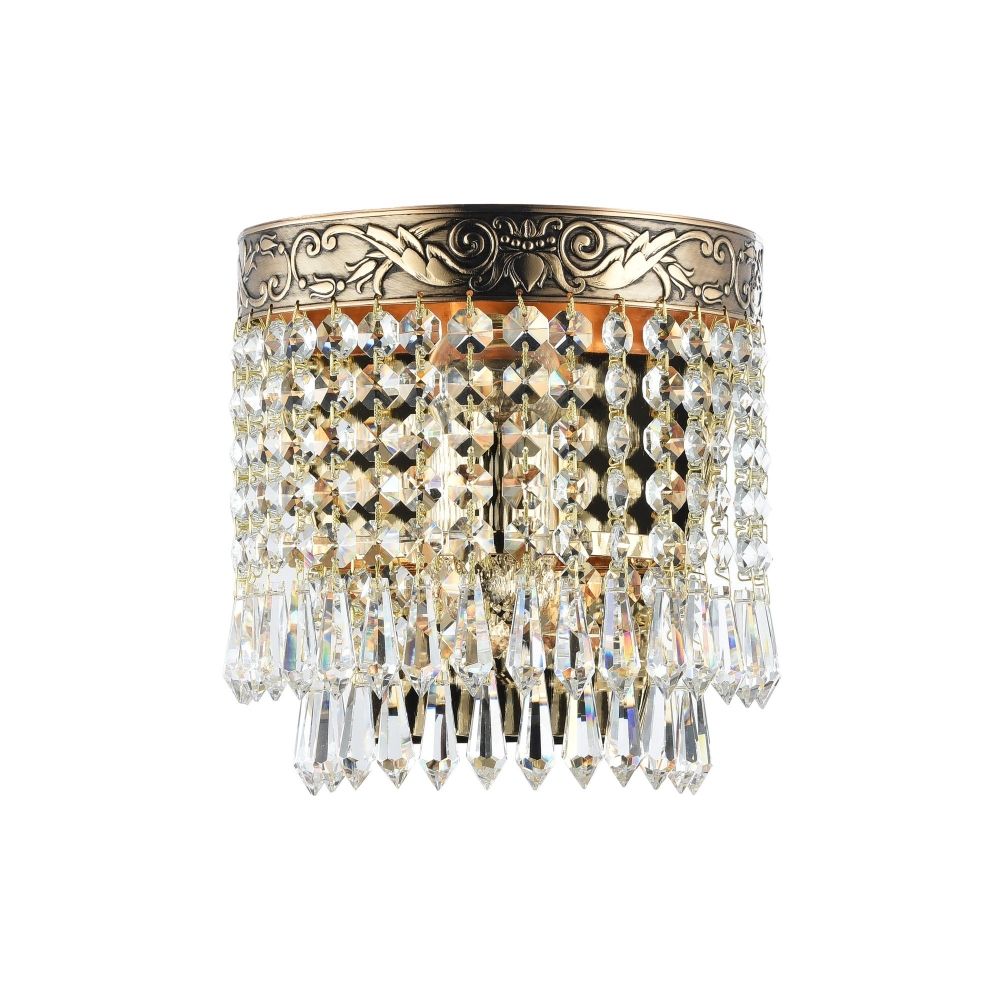 Aplica de perete din Sticla Transparent L17x12xH19cm Palace