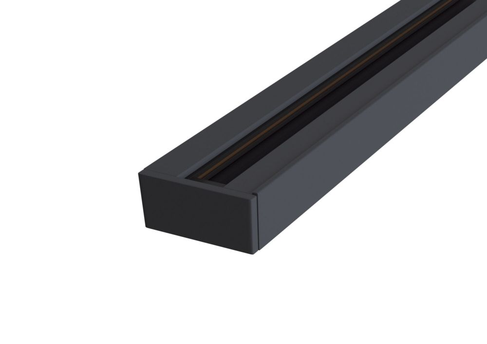 Sina Busbar trunkings Negru LED L200xH2cm