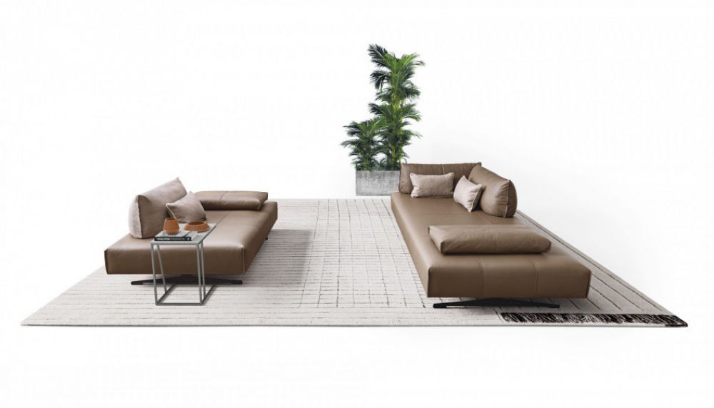 Canapea fixa 3 locuri Bacio stil Scandinav L217cm