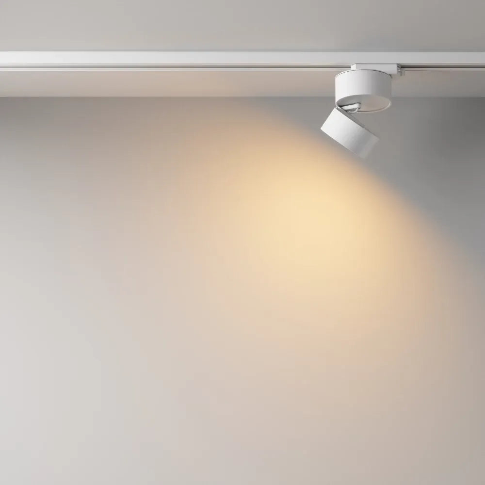 Spot pentru sina Unity din Aluminiu Alb H11xD8.5cm 12W 838lm 2700k ONDA