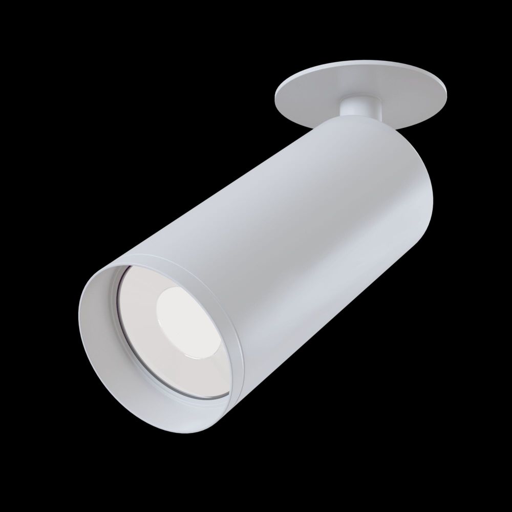 Spot aplicat din Aluminiu Alb D6xH20cm FOCUS