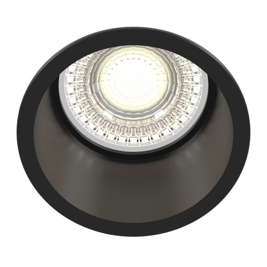 Spot incastra din Aluminiu Negru D7xH6cm Reif