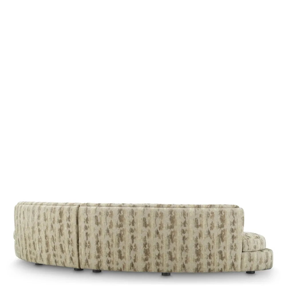 Canapea tapitat cu Stofa Montell Bej sand L376xA190xH78cm Cordera Eichholtz