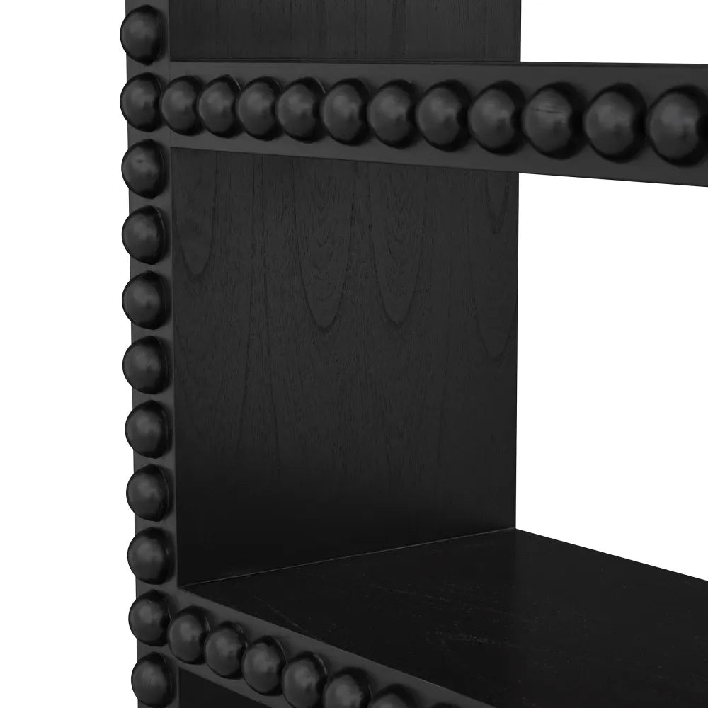 Biblioteca din Lemn de mindi Negru L120xH230.5cm Kenton Eichholtz