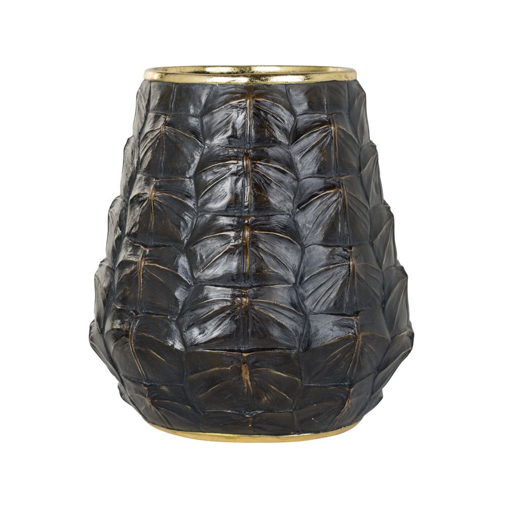 Vaza decorativa din Polirasina Maro D22xH26cm Leah Richmond Interiors