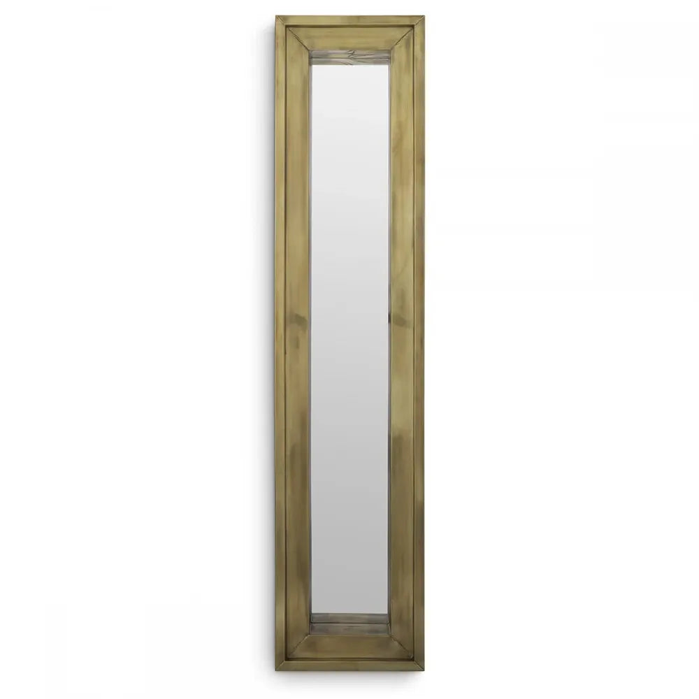 Oglinda cu rama din Metal/MDF Alama L45xH200cm Magenta rectangular S Eichholtz